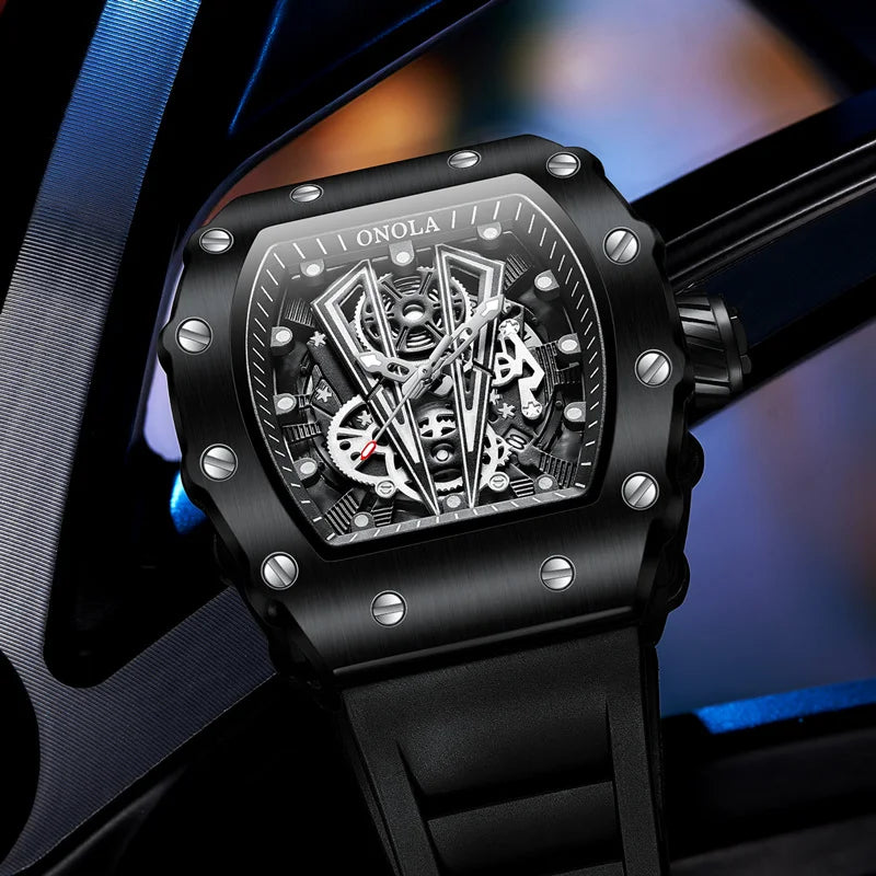 ONOLA Men's Watch – Quartz, Sports, Waterproof, Luxury Dress Watch