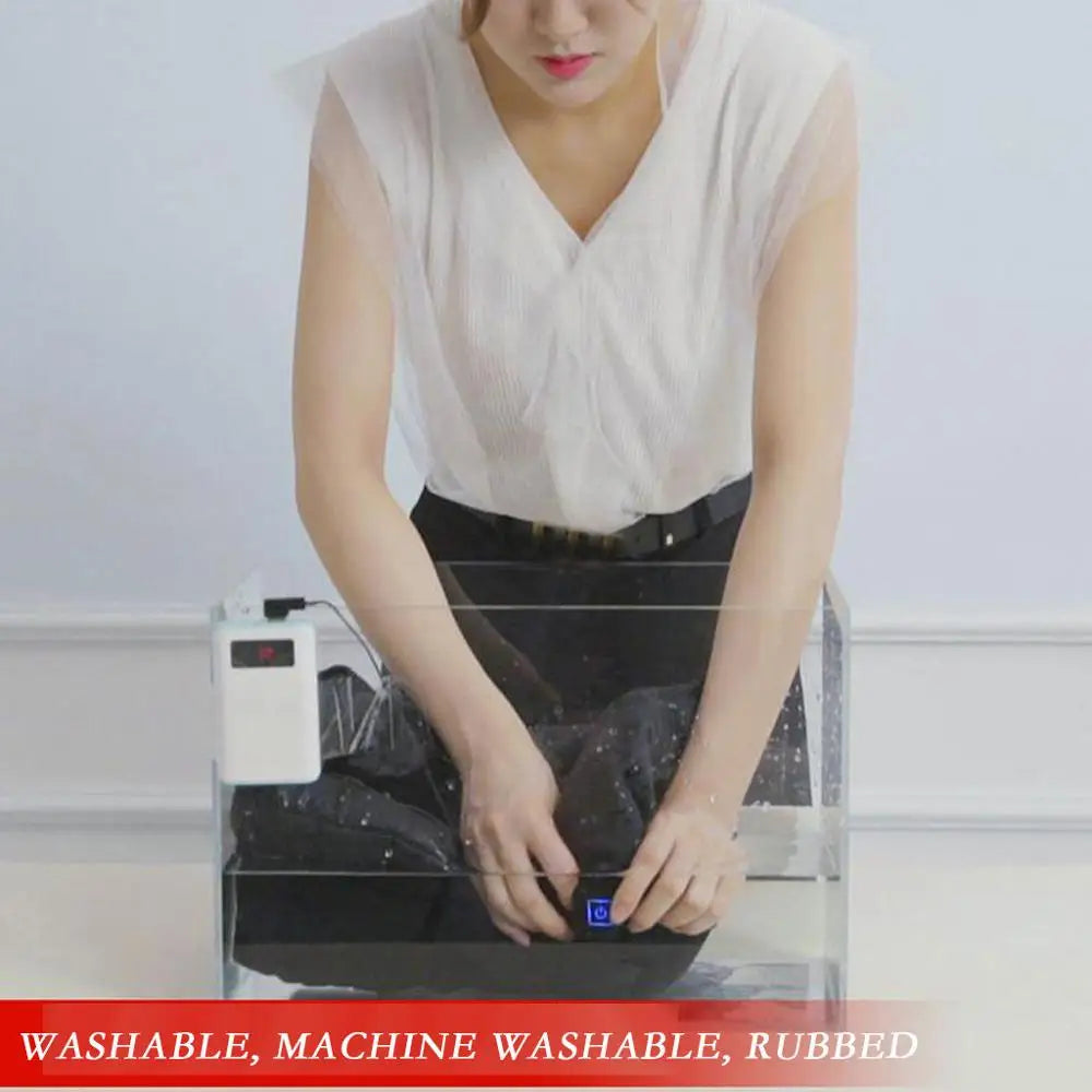 Smart Heated Cotton Vest – 9-Zone, V-Neck, Unisex, Outdoor Thermal Jacket, M–7XL