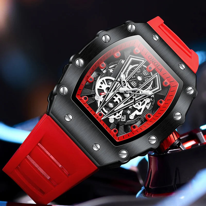 ONOLA Men's Watch – Quartz, Sports, Waterproof, Luxury Dress Watch