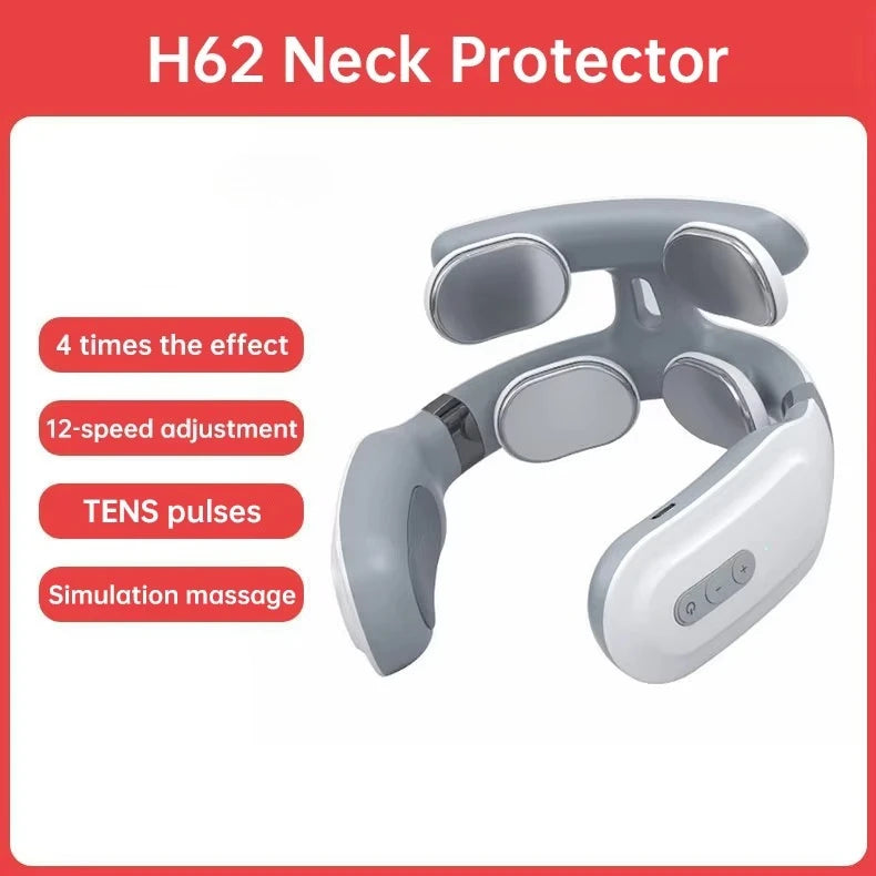 Smart Neck Massager – Shoulder & Cervical, Heating, Magnetic Pulse, Pain Relief Vibrator