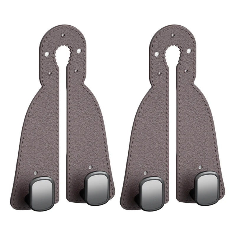 Multi-Functional Car Seat Headrest Hooks – Back Seat Organizer for Bags & Coats