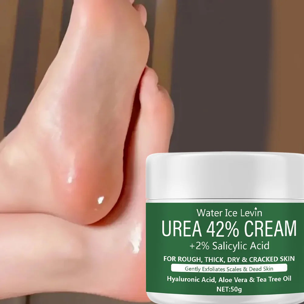 Urea & Salicylic Acid Cream – 42% Urea + 2% Salicylic, Deep Moisturizing for Hands & Feet
