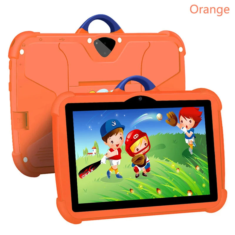 Kids Cartoon Tablet – 7", Quad-Core, 4GB RAM, 64GB ROM, Android Educational Gift
