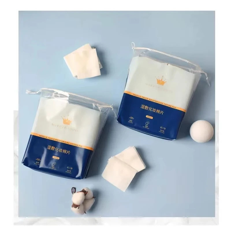 200PCS Disposable Cotton Pads – Pre-Makeup, Portable, Breathable