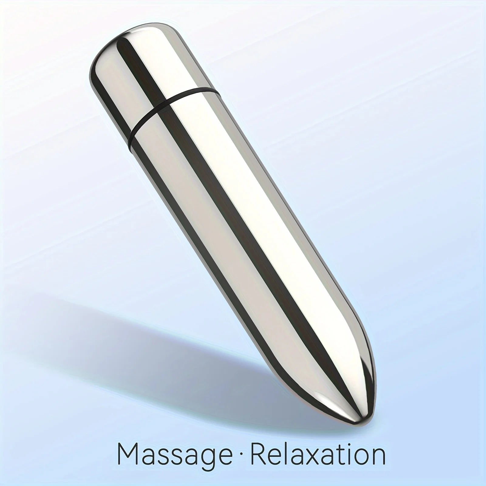Mini Vibrating Massager – Facial & Eye, Promotes Lotion Absorption, Portable Lipstick-Sized Device