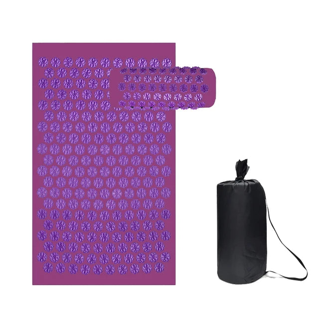 Acupressure Yoga Mat – Kuznetsov Applicator, Spikes Cushion, Foot & Body Massage
