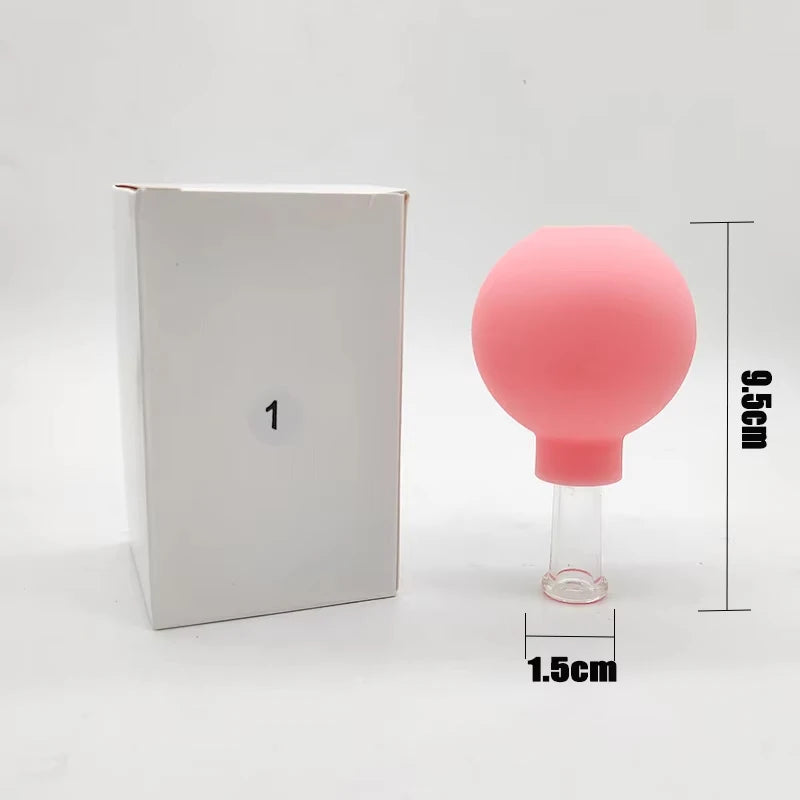 Rubber Face Cupping Massager – Skin Lifting, Anti-Wrinkle & Anti-Cellulite, Facial Therapy Tool