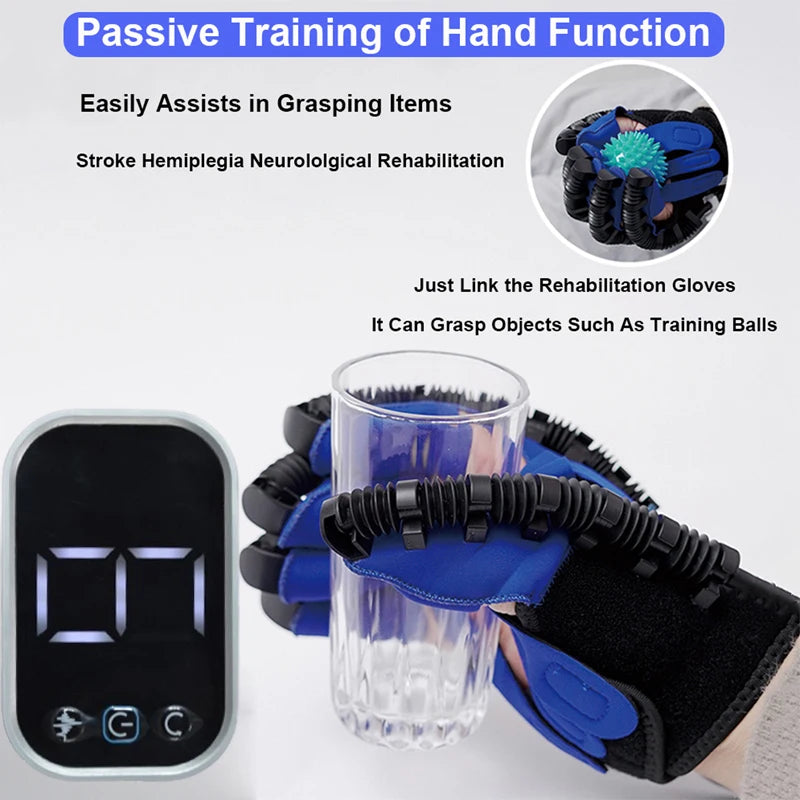 Intelligent Massage Gloves – Rehabilitation for Stroke & Hemiplegia, Hand Function Recovery, Finger Exercise