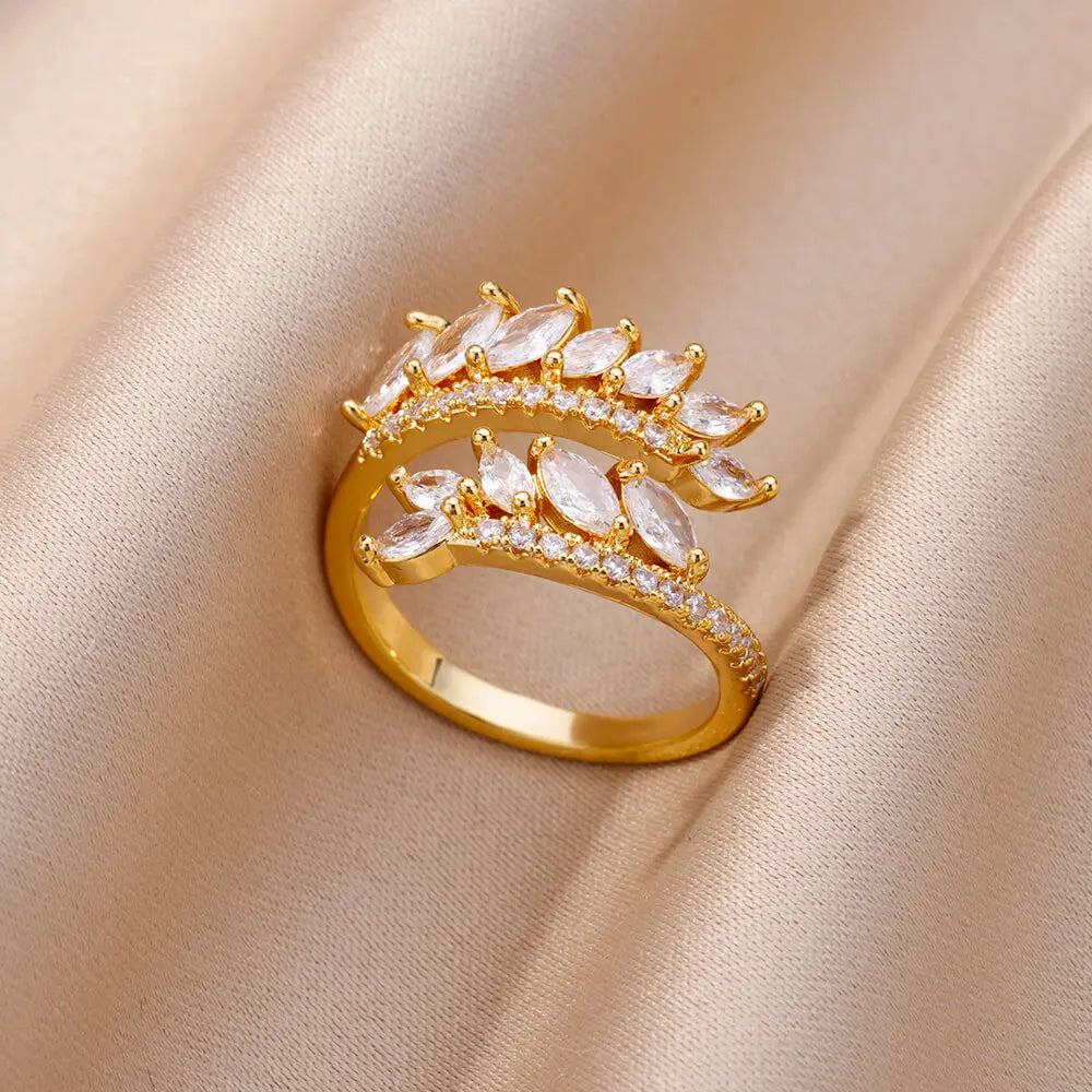 Gold Color Turkish Evil Eye Ring for Women