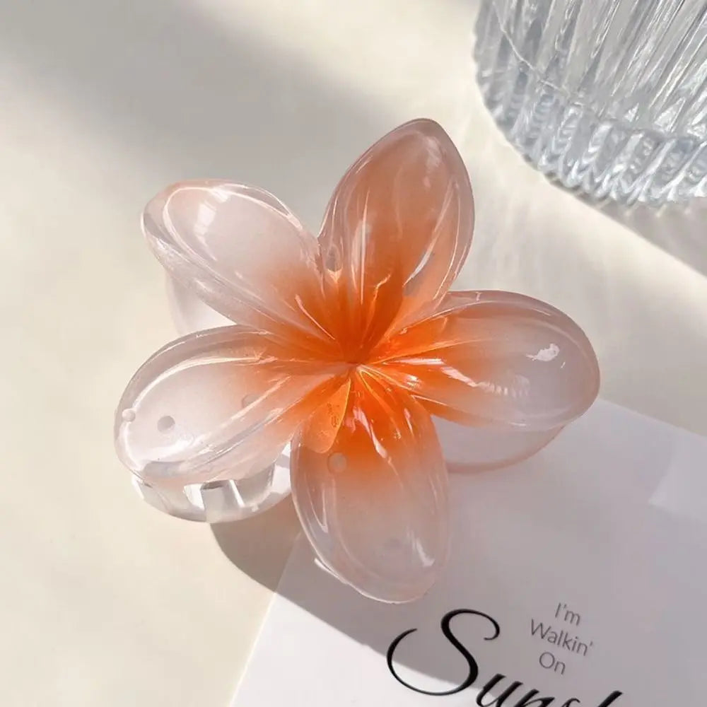 Plumeria Hair Clips – 4/8cm, Colorful Barrette