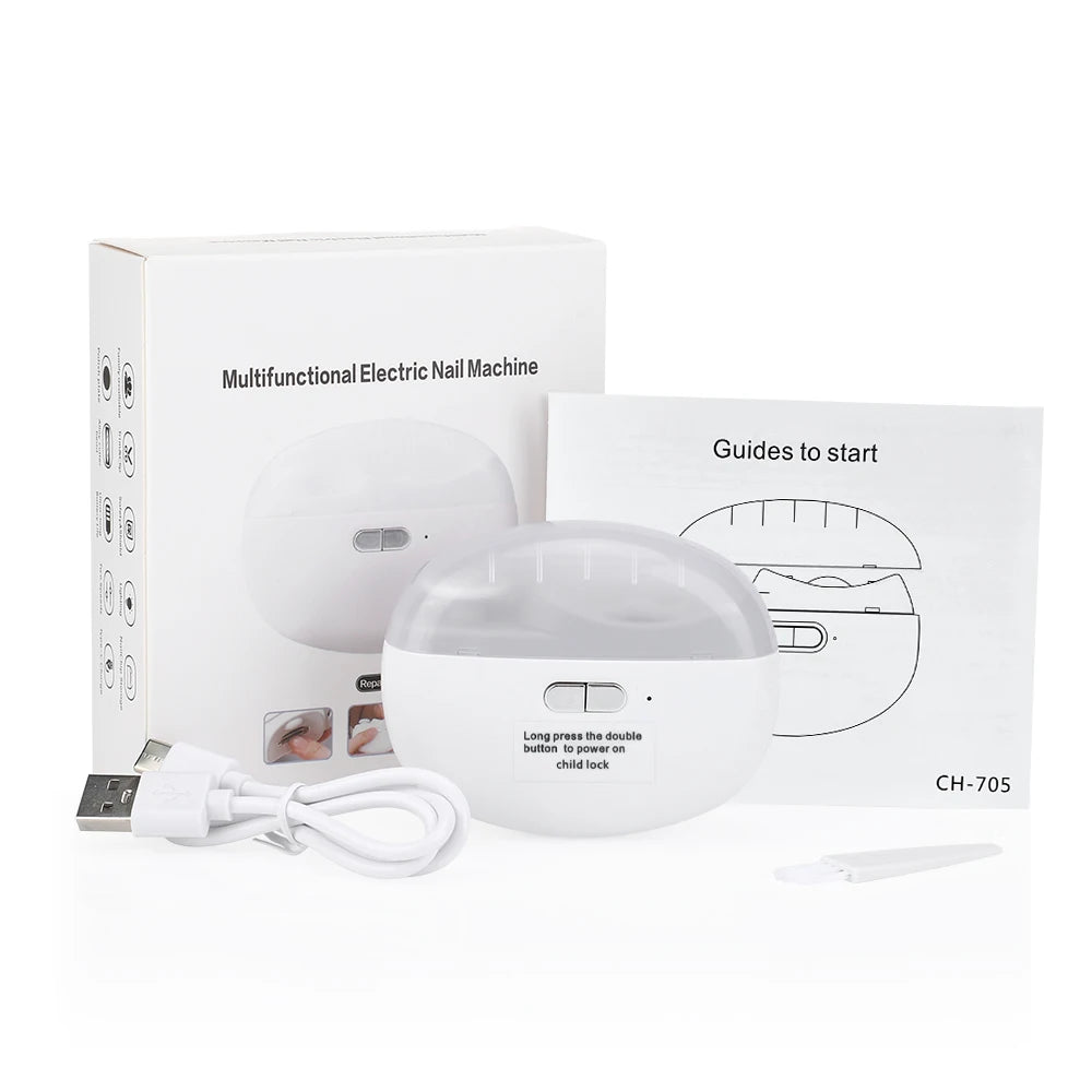 Electric Nail Clipper – Automatic, Lighted, For Adult & Baby Fingernails/Toenails