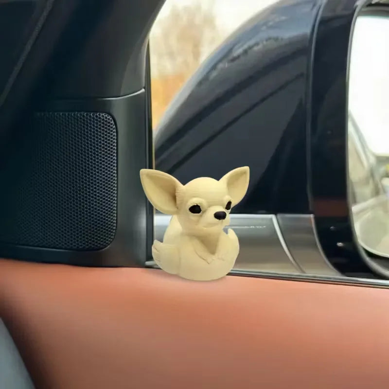 Cute Chihuahua Dog Statue – Unbreakable Home & Office Decor