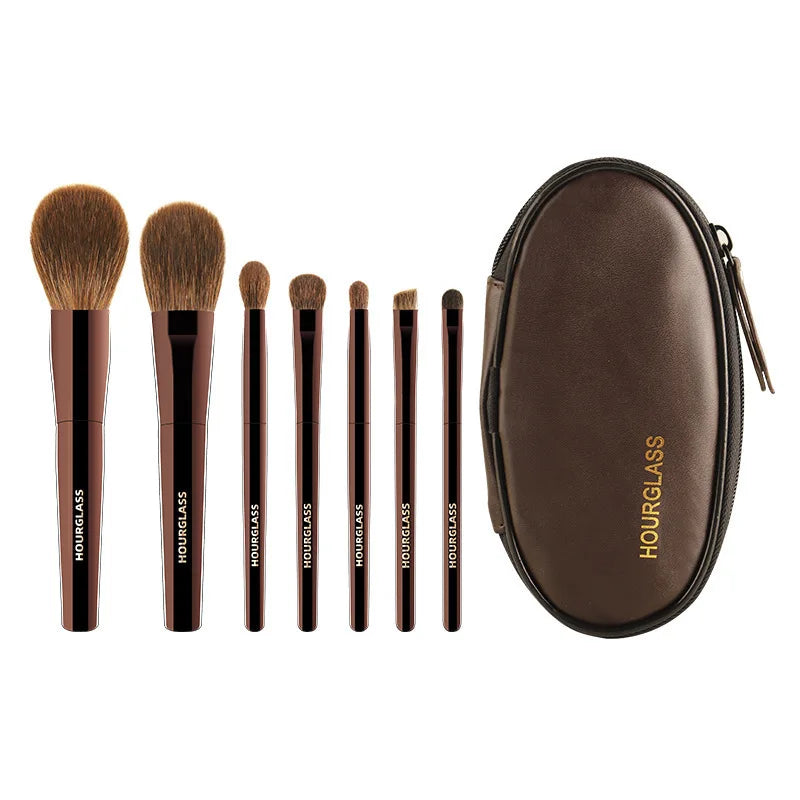 HOURGLASS Makeup Brush Set – Powder, Blush, Foundation, Eyeshadow, Concealer & Lip Brushes