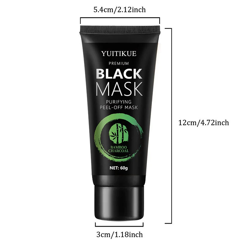 Bamboo Charcoal Blackhead Mask – Tear-Off, Oil Control