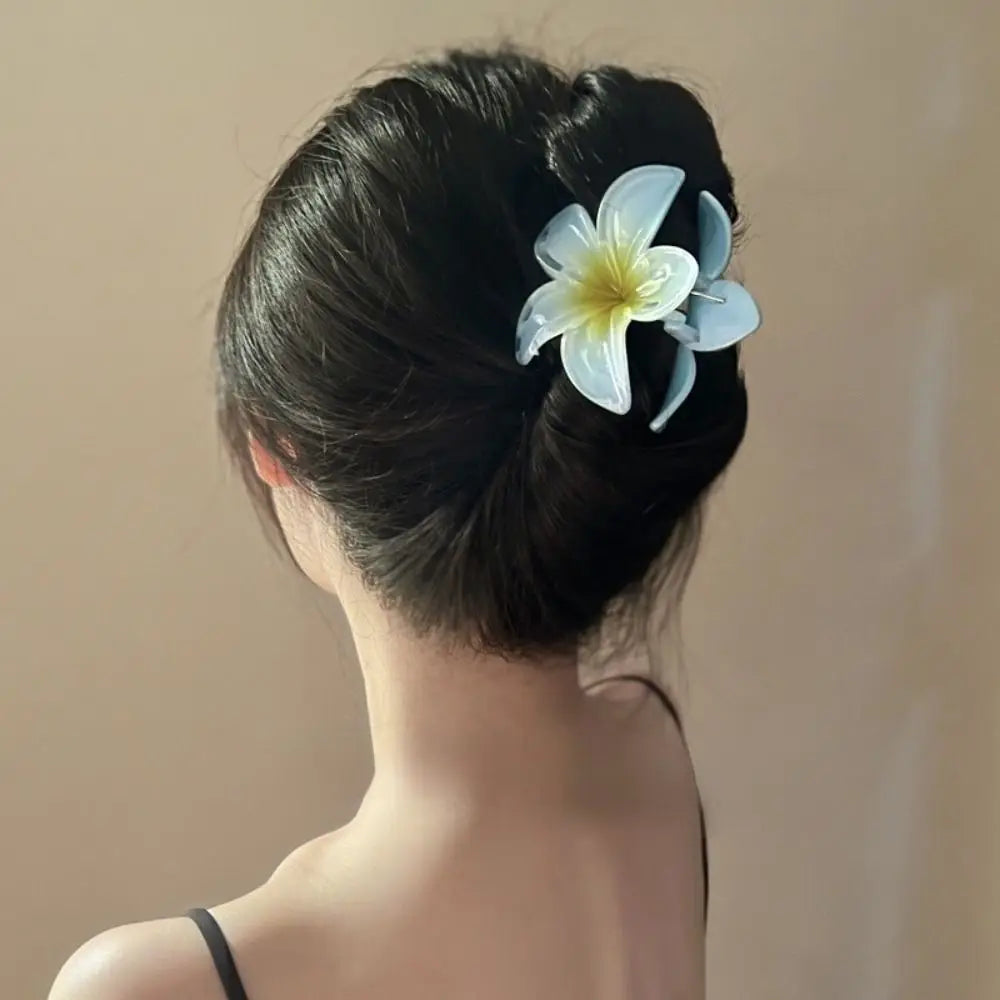 Plumeria Hair Clips – 4/8cm, Colorful Barrette