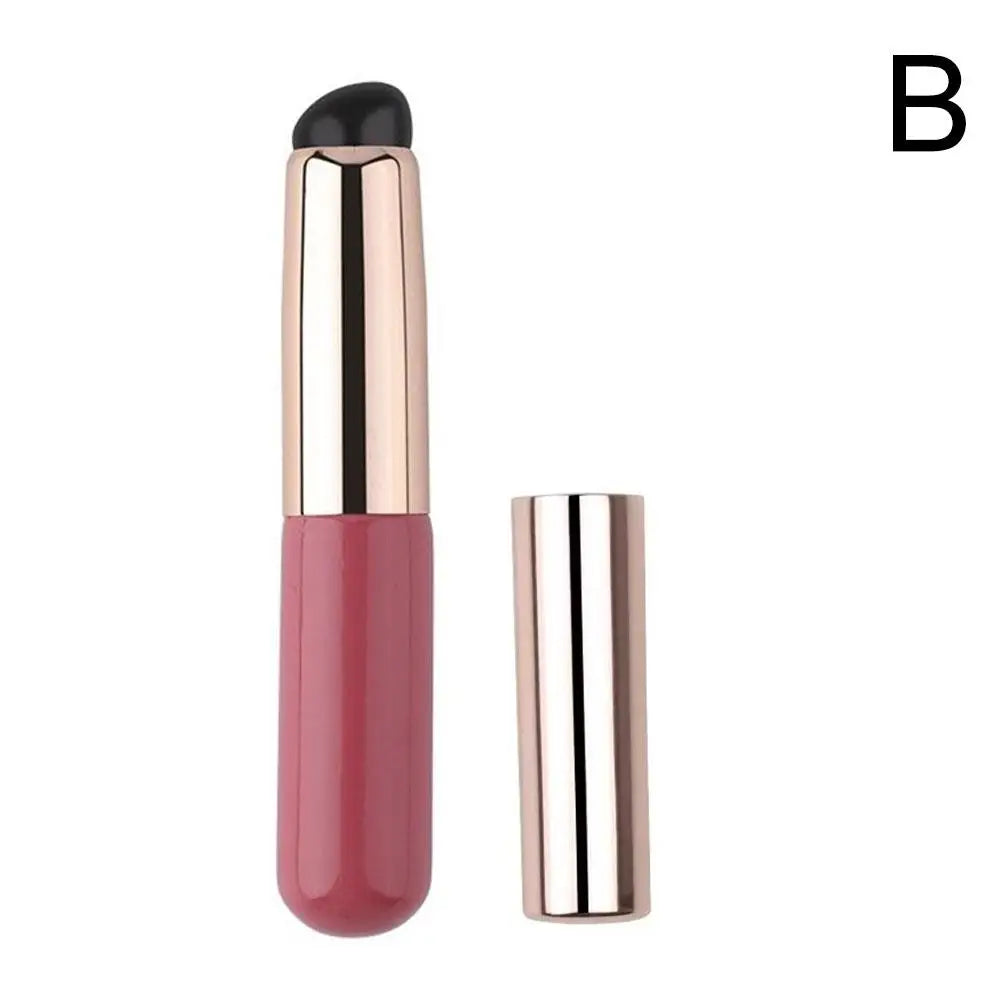 Silicone Lip Brush – Soft Round Head, Fingertip Design, With Cover, Durable