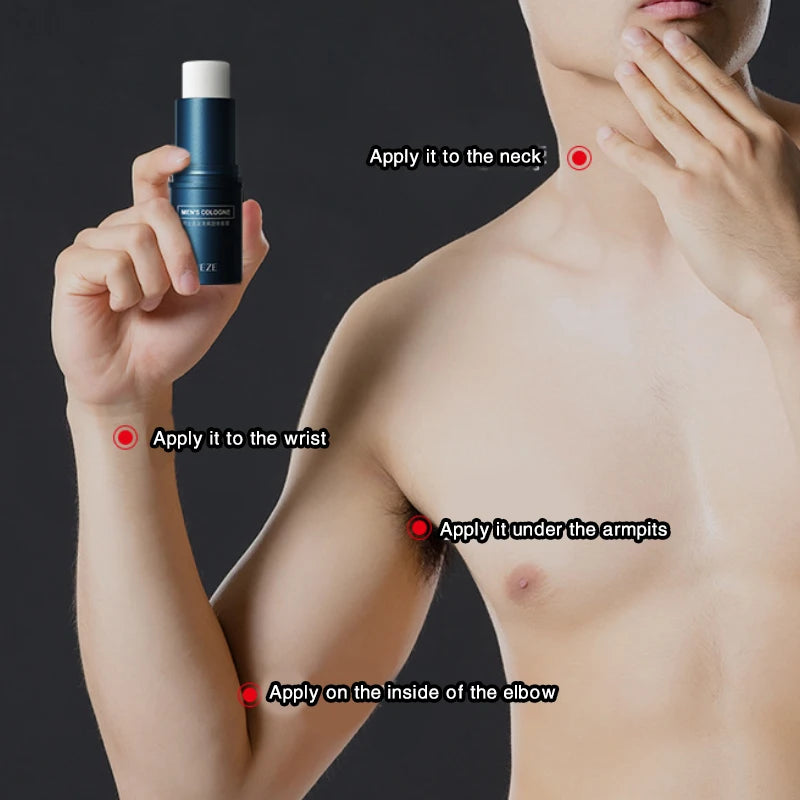 Fanzhen Men's Solid Cologne – Light, Fresh, Portable Stick