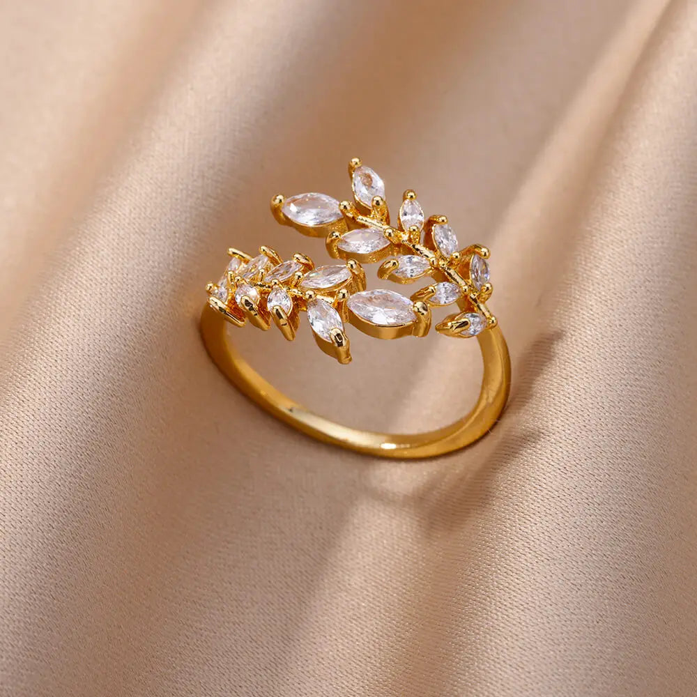 Gold Color Turkish Evil Eye Ring for Women