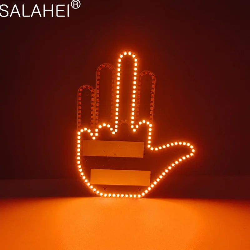 Hand Gesture LED Finger Light for Car with Remote