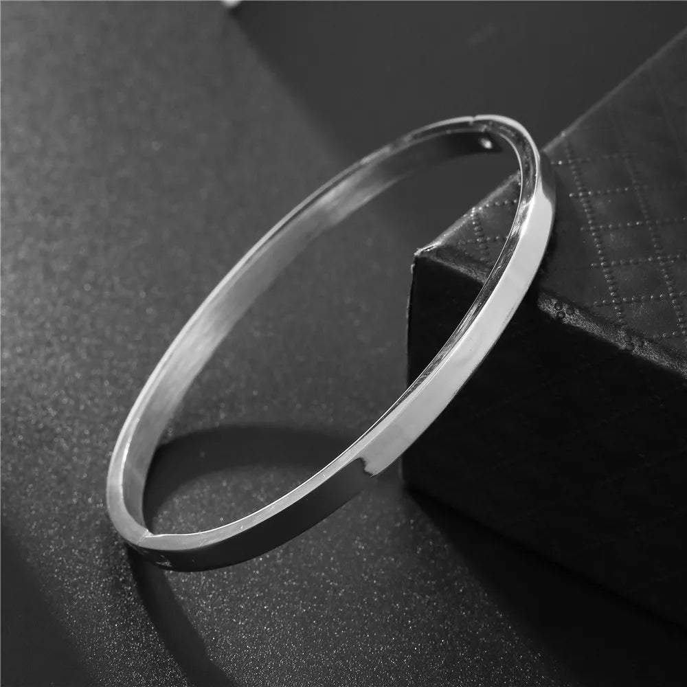 Luxe Steel Cuff Bracelet