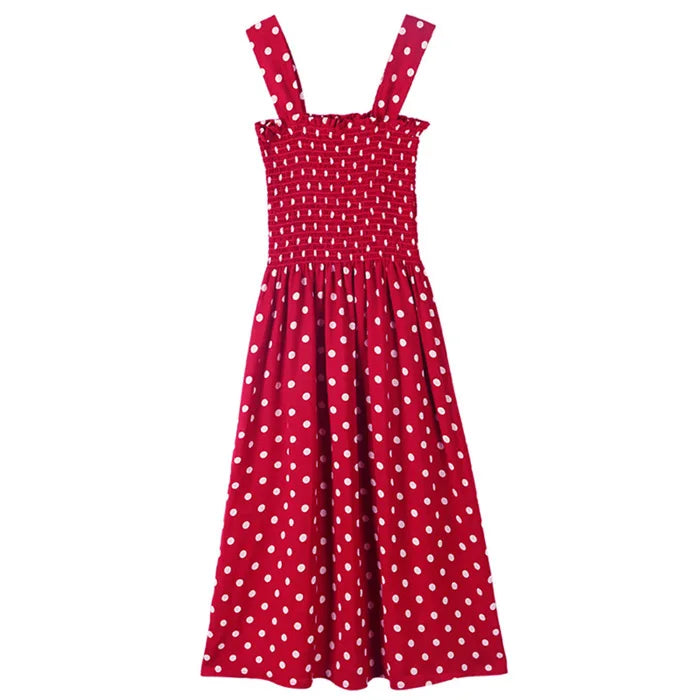 Befree Summer Dots Ruffle Maxi Dress