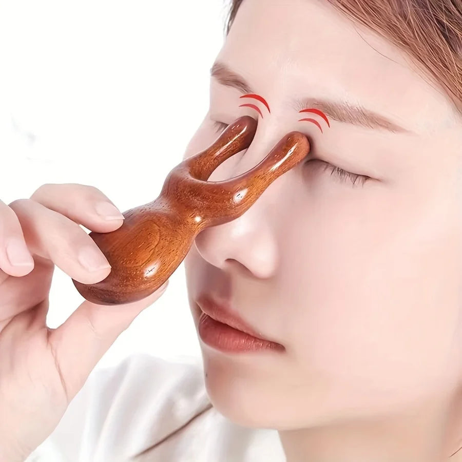 Sandalwood Frog Massage Tool – Face, Eyes, Ears & Nose, Relaxing Gift