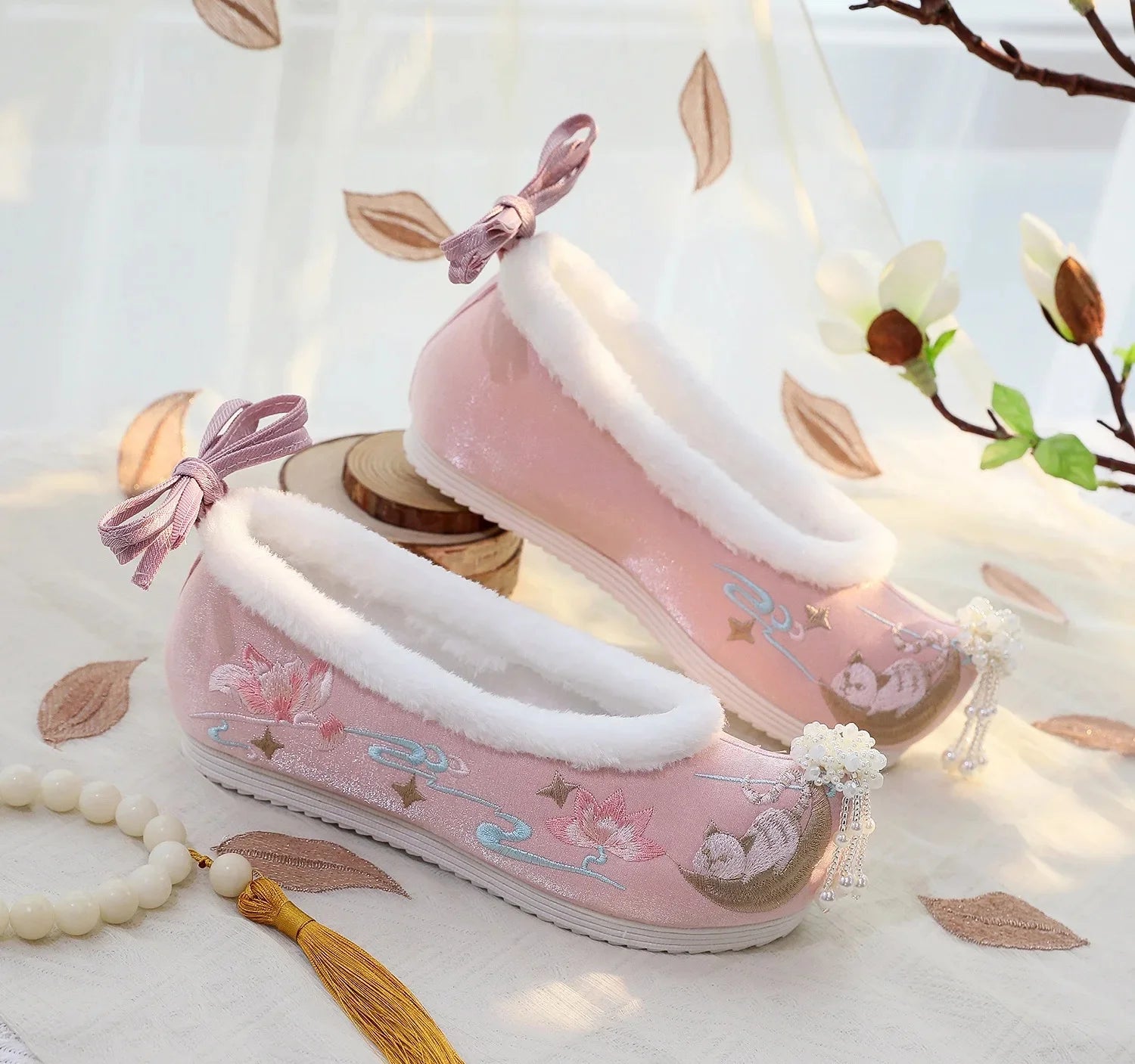 Chasing Moon Hanfu Cotton Shoes