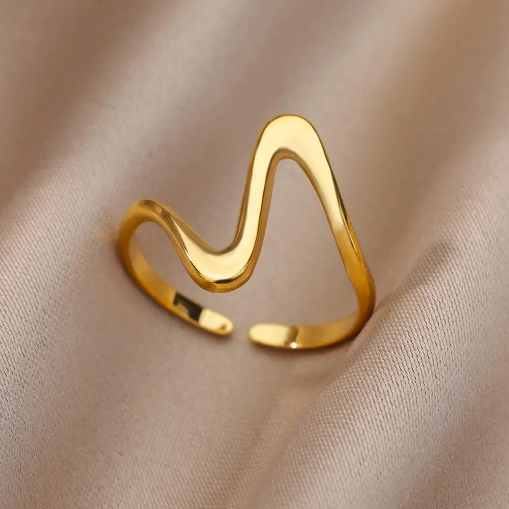 Gold Color Turkish Evil Eye Ring for Women