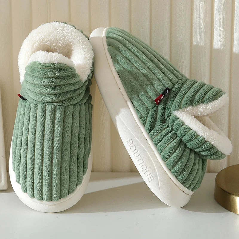 Pallene Furry Winter Slippers – Cozy Indoor Plush Shoes for Women & Men