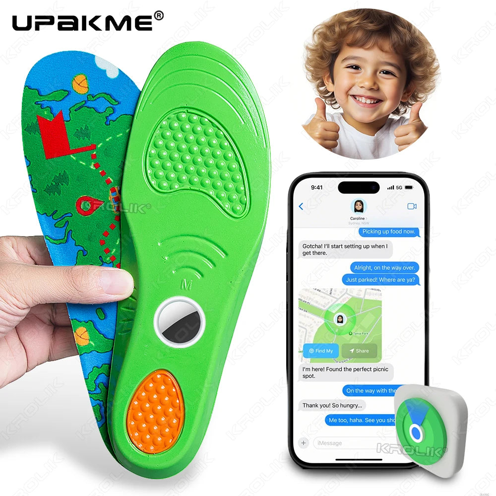 Airtag-Compatible Hidden Tracker Insoles for Shoes