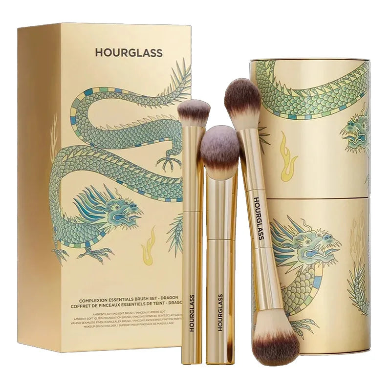 HOURGLASS Makeup Brush Set – Powder, Blush, Foundation, Eyeshadow, Concealer & Lip Brushes