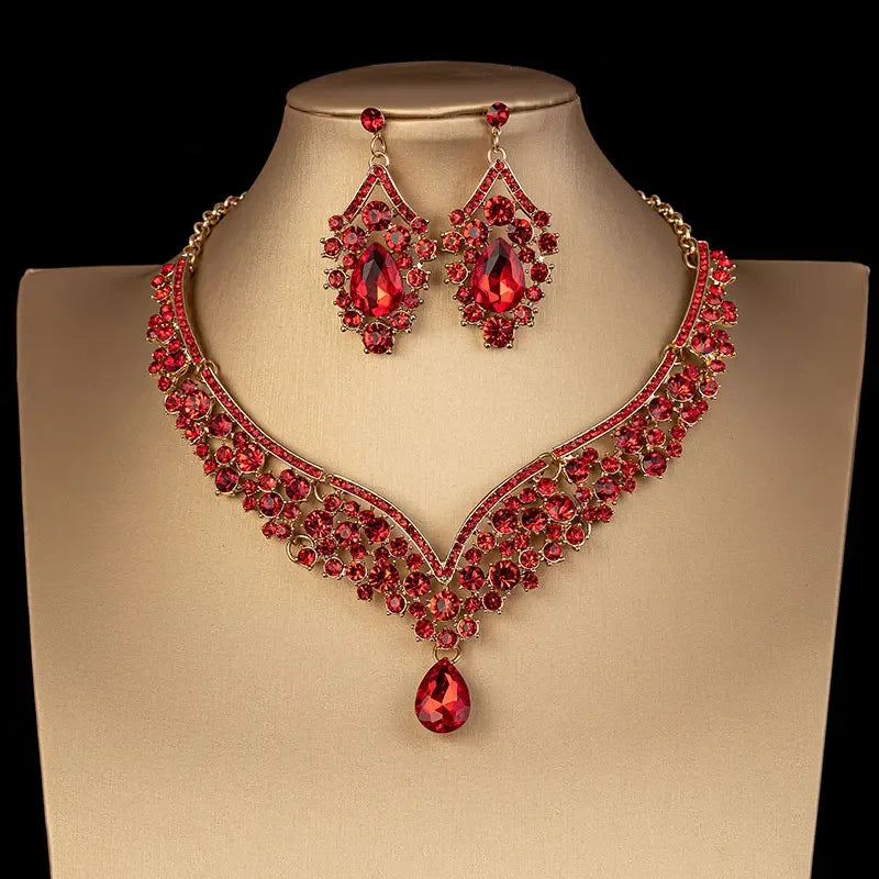 Brillance AB – Crystal Choker & Earrings Set