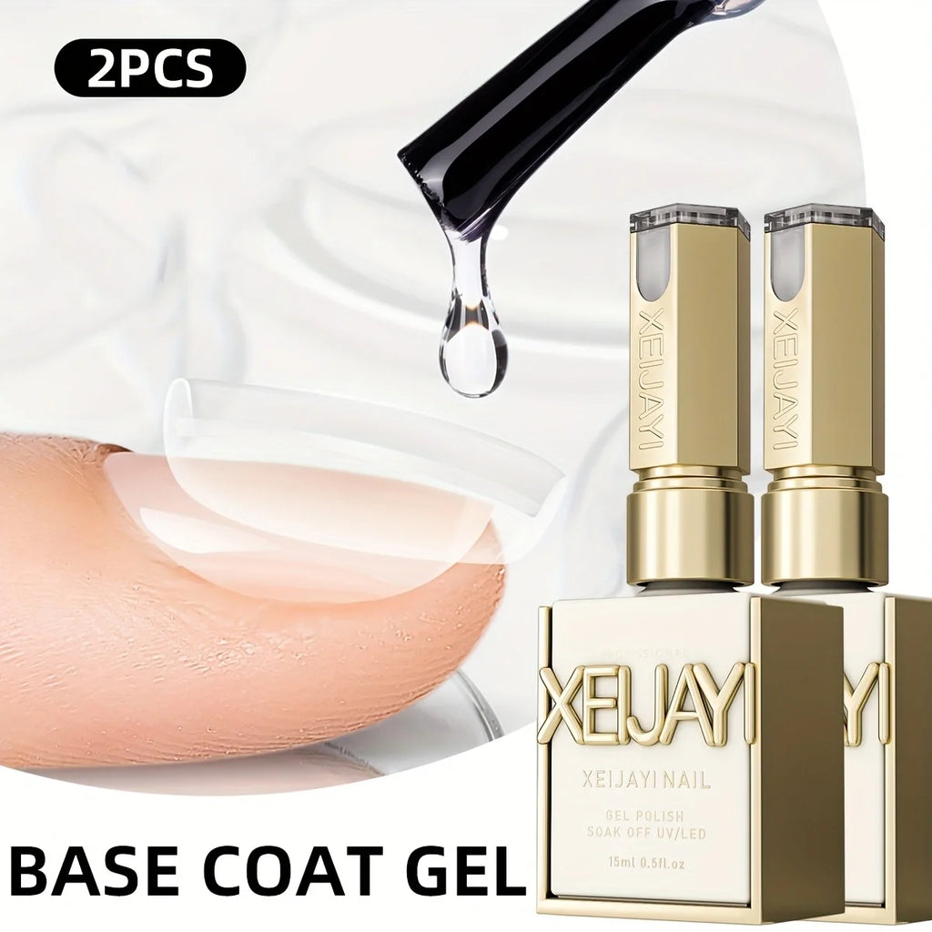 15ml Clear Top Coat – Long-Lasting, Rubber, High Gloss, LED/UV Gel Polish