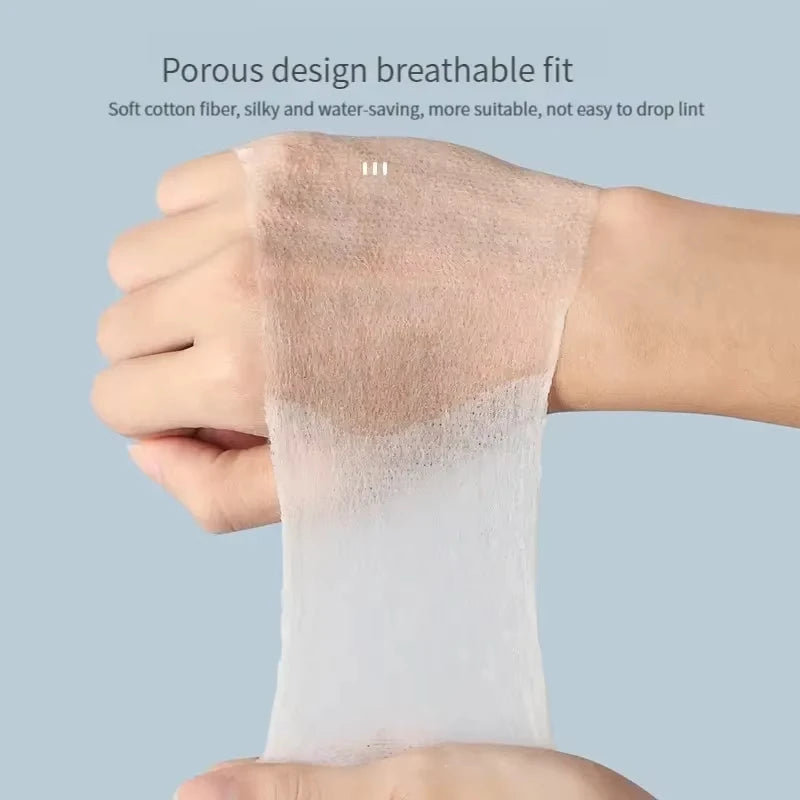 200PCS Disposable Cotton Pads – Pre-Makeup, Portable, Breathable