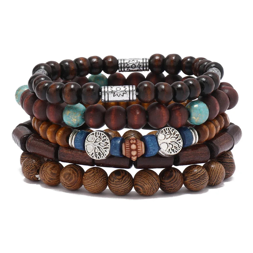 Bohemian Charm Bracelets Set