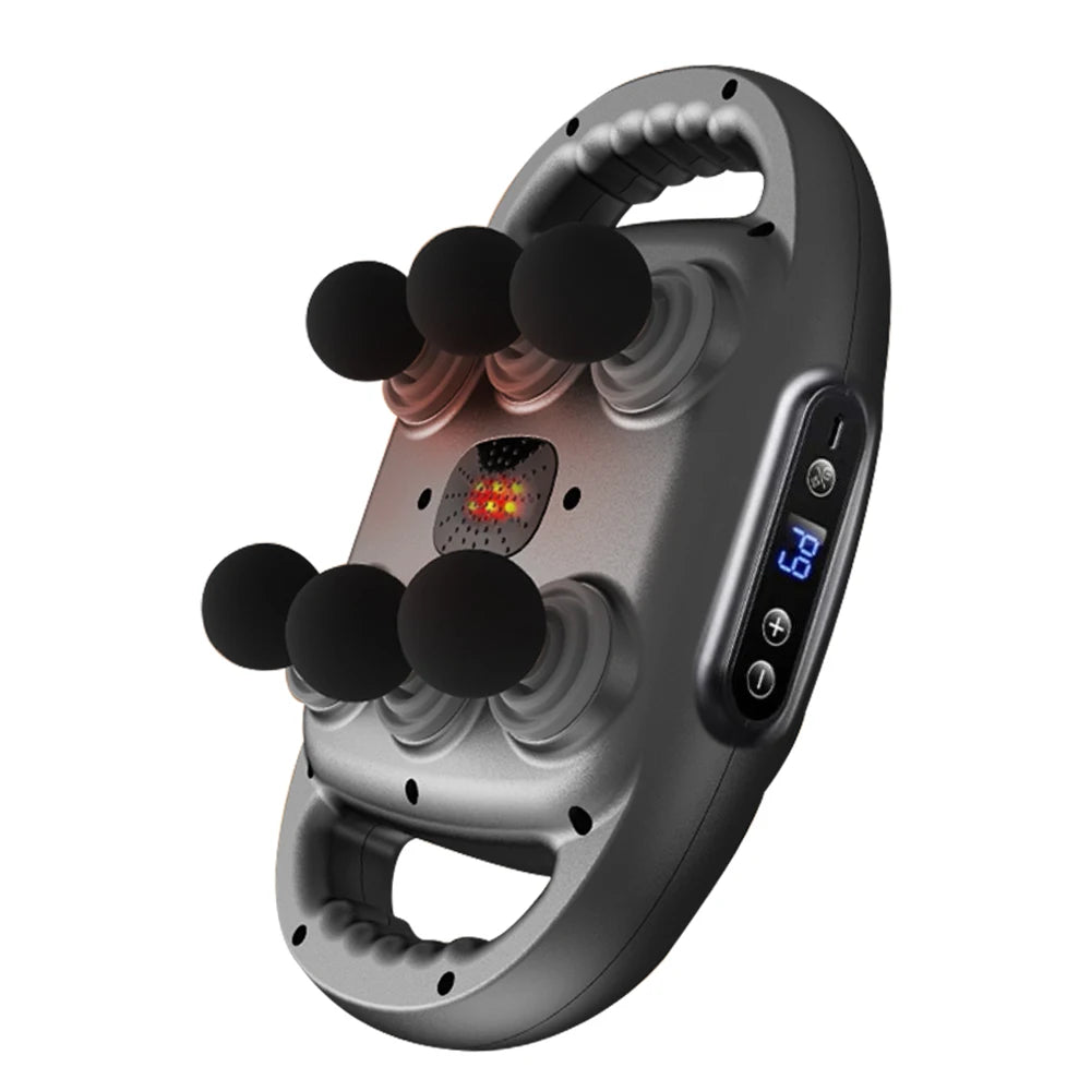 Fascia Gun Muscle Massager – High Frequency, Six-Head, Back & Shoulder, Professional Body Massage Gun