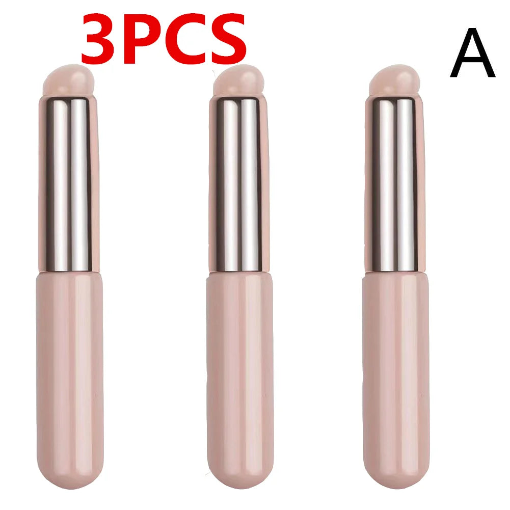 Silicone Lip Brush – Soft Round Head, Fingertip Design, With Cover, Durable