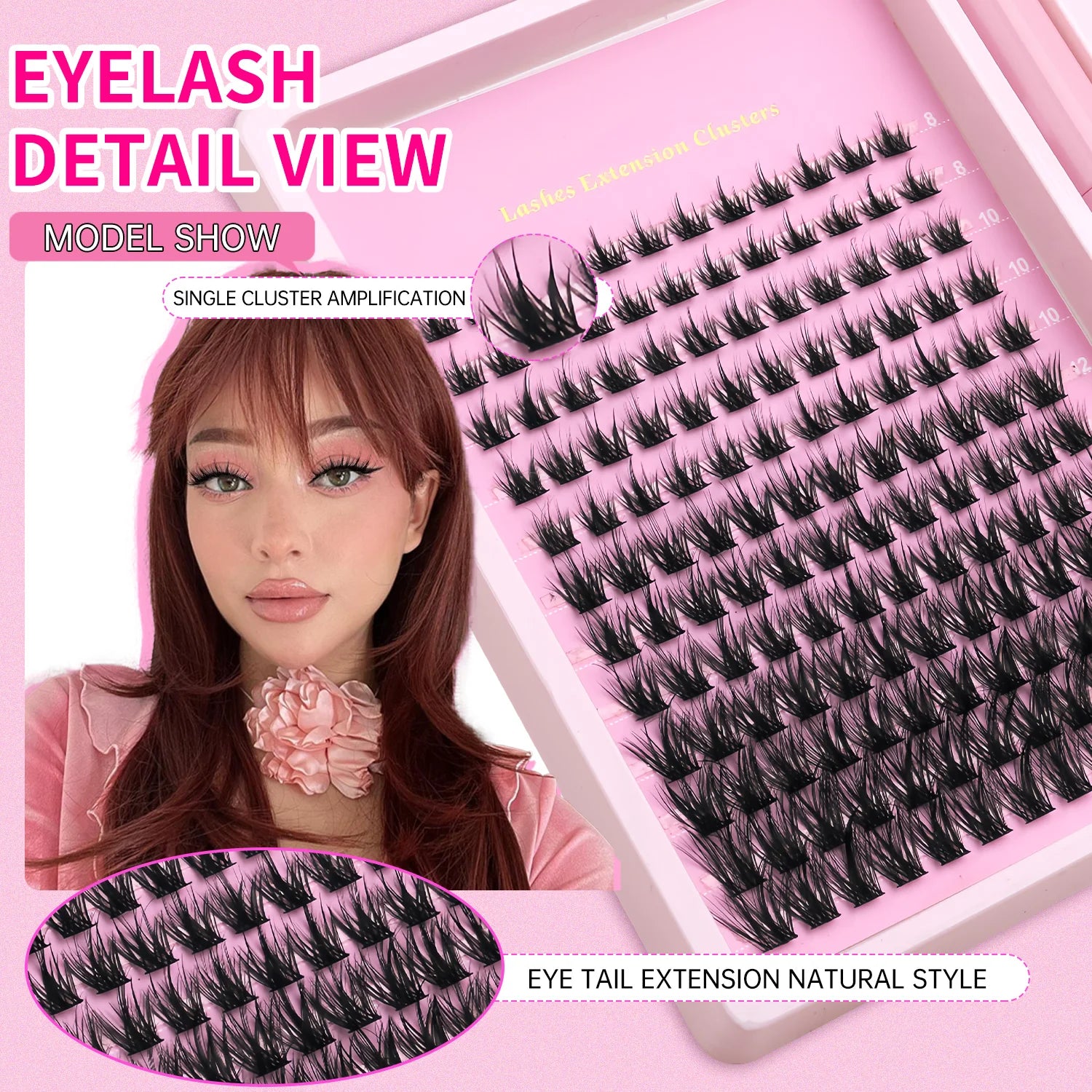 Veltrinay DIY Lash Kit – Natural Volume, Includes Tweezers & Glue, Salon-Quality at Home