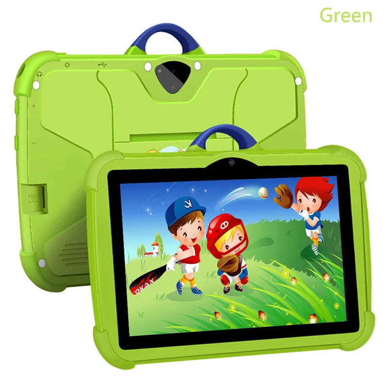 Kids Cartoon Tablet – 7", Quad-Core, 4GB RAM, 64GB ROM, Android Educational Gift