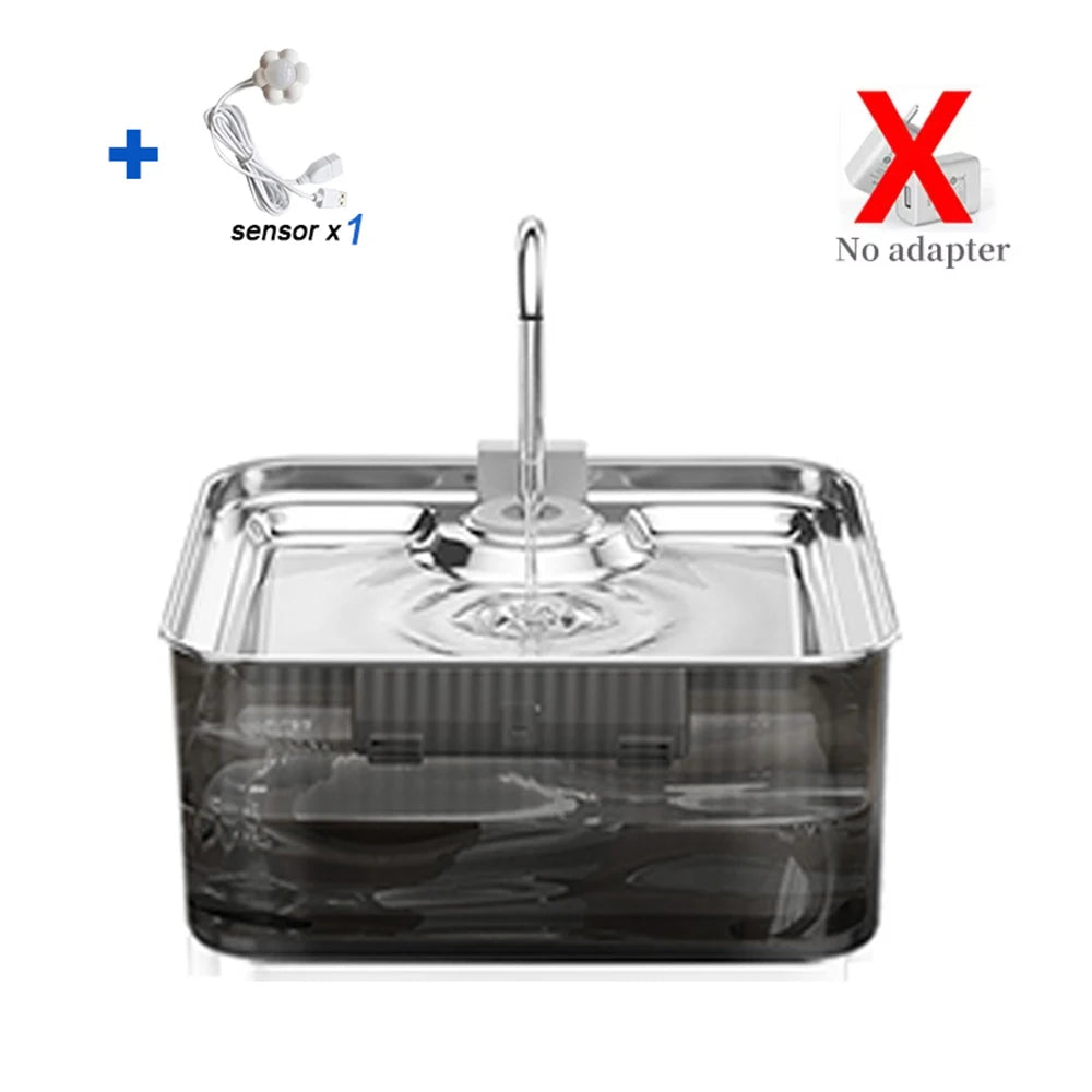 Cat Water Fountain 7L – Large Capacity, Filtered, Ultra-Quiet Pump, for Cats & Dogs