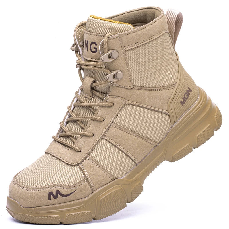 Work Boots – Steel Toe, Puncture-Proof, Non-Slip, Tactical Safety Shoes for Men & Women