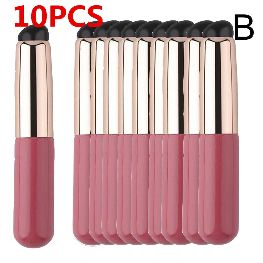 Silicone Lip Brush – Soft Round Head, Fingertip Design, With Cover, Durable