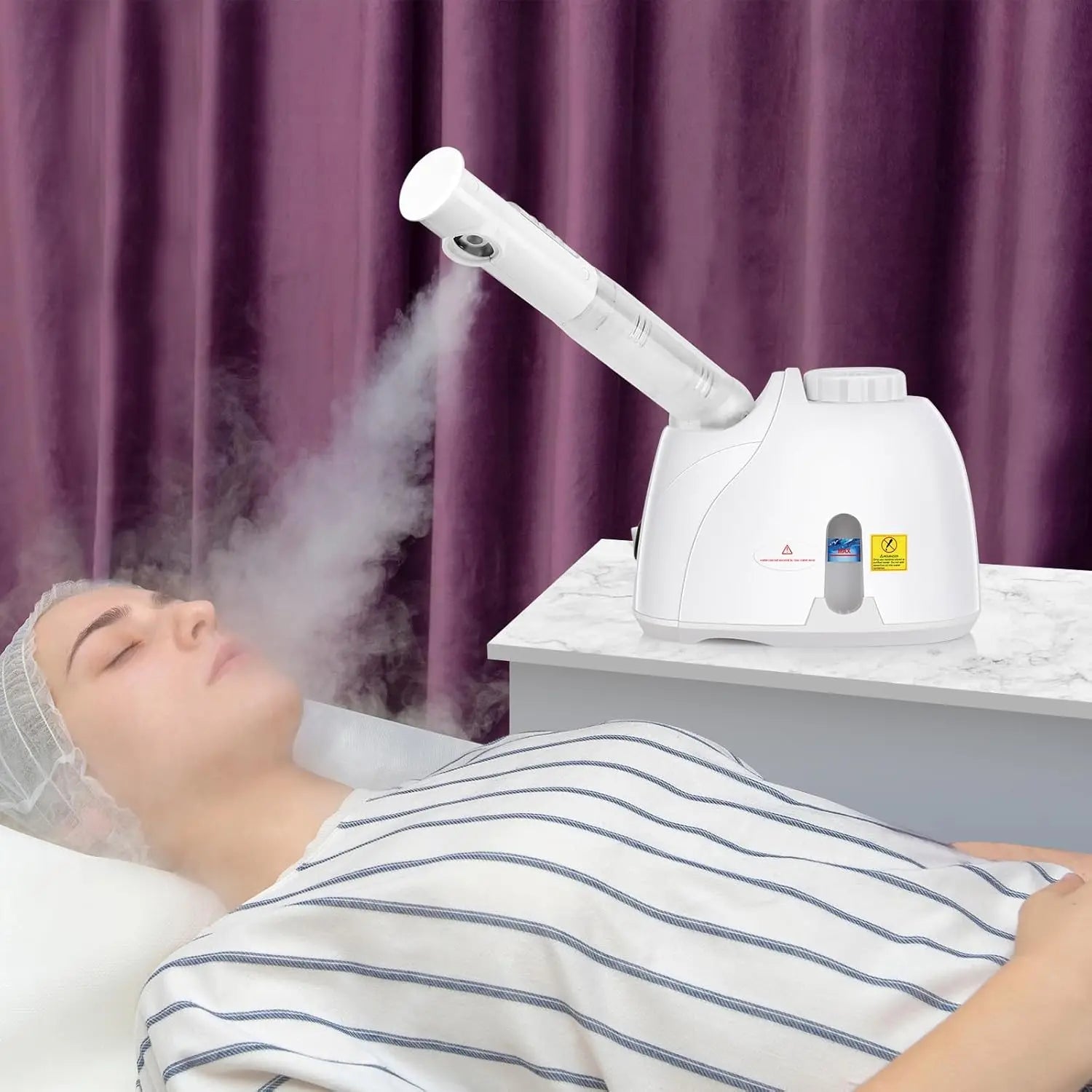 Facial Steamer – Hydrating, Pore-Cleansing with Adjustable Nozzle