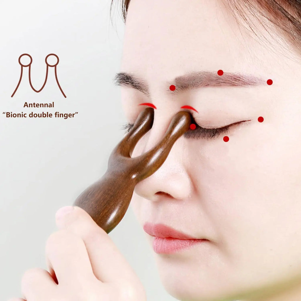 Sandalwood Frog Massage Tool – Face, Eyes, Ears & Nose, Relaxing Gift