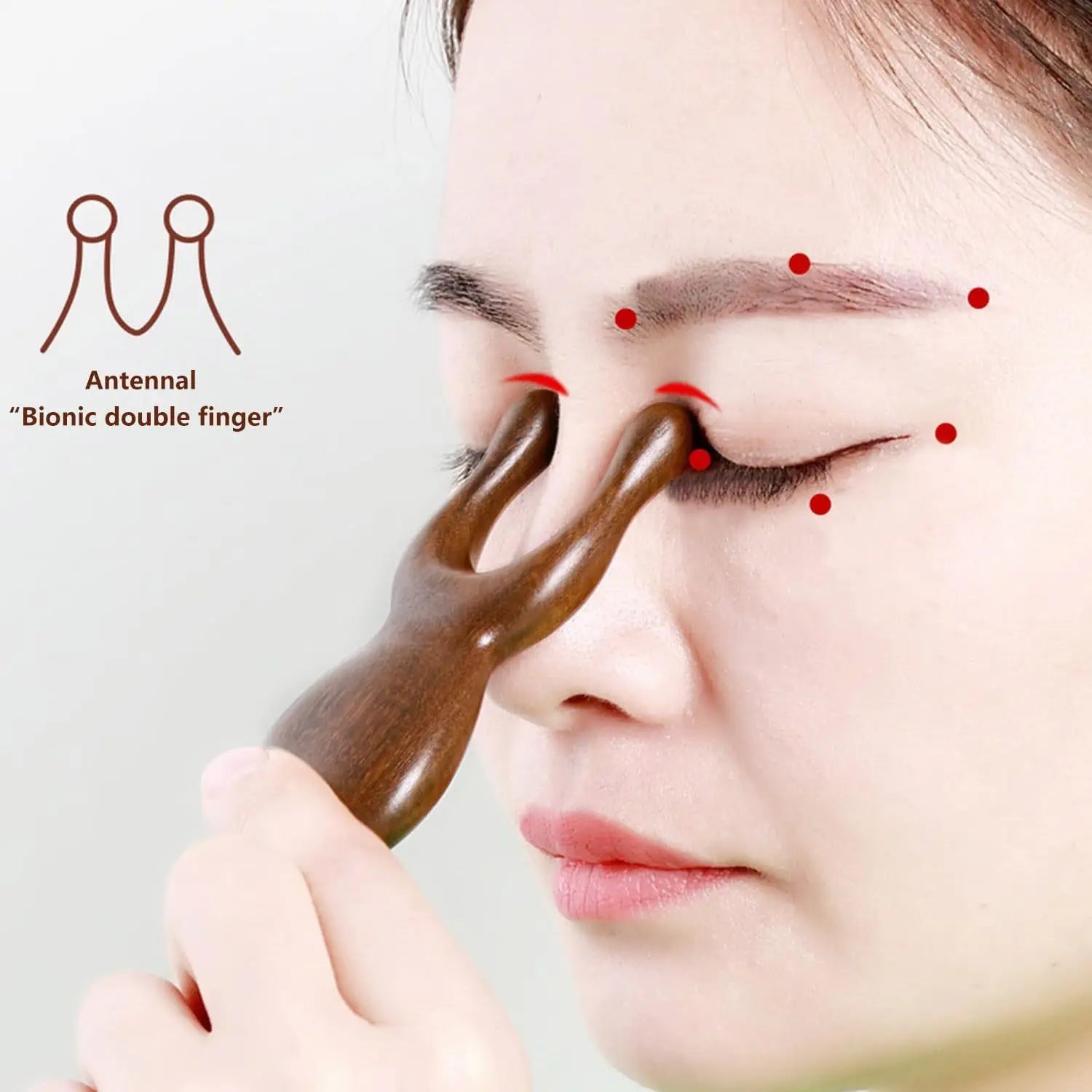 Sandalwood Frog Massage Tool – Face, Eyes, Ears & Nose, Relaxing Gift