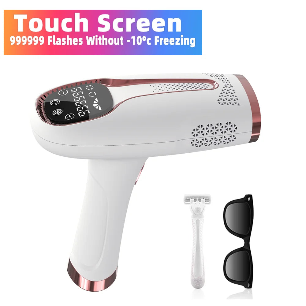 900,000 Flashes IPL Hair Removal System – Painless Permanent Epilator for Women