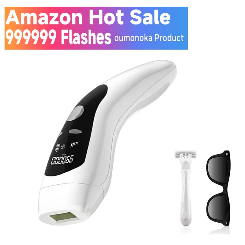 Flashes 3-in-1 IPL Laser Hair Removal – Painless Home Device for Women