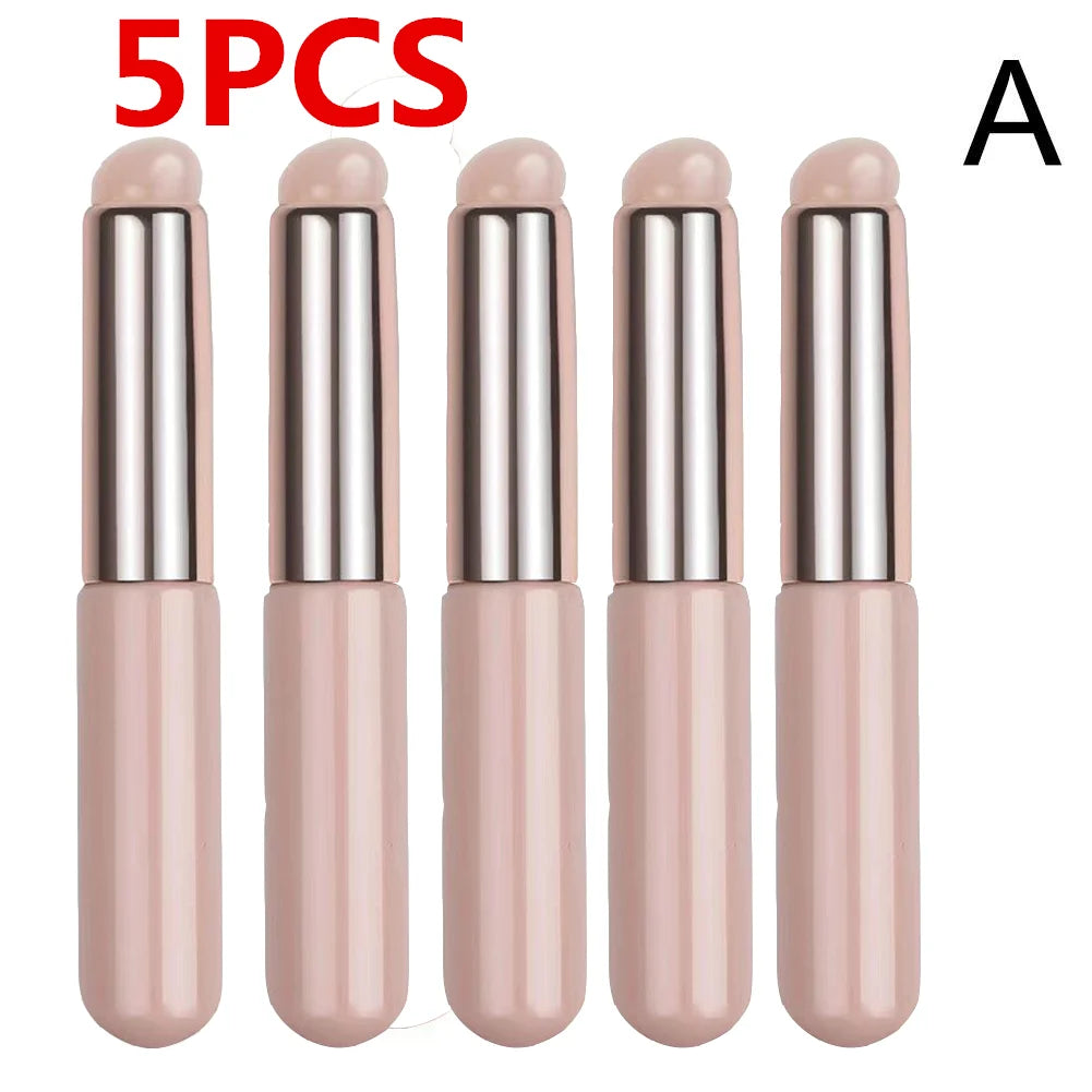 Silicone Lip Brush – Soft Round Head, Fingertip Design, With Cover, Durable