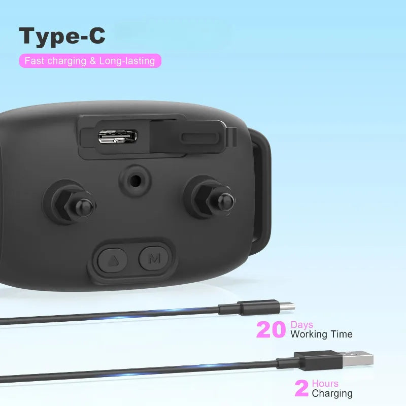 Anti-Bark Dog Training Collar – Electric, Waterproof, Vibration Stopper, Pet Accessories