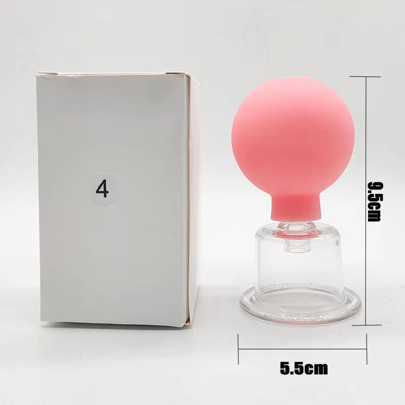 Rubber Face Cupping Massager – Skin Lifting, Anti-Wrinkle & Anti-Cellulite, Facial Therapy Tool